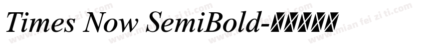 Times Now SemiBold字体转换